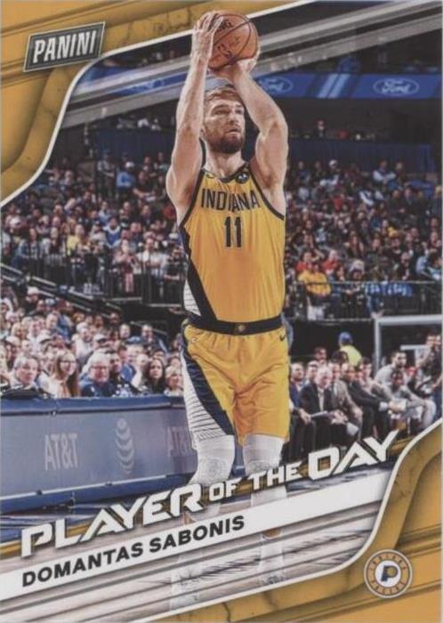 2020-21 Panini Player of the Day - Domantas Sabonis #21