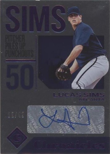 2018 Panini Chronicles - Lucas Sims #CA-LS