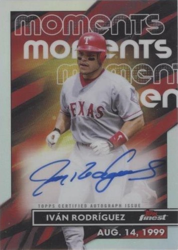 2023 Topps Finest - Ivan Rodriguez #FMA-IR