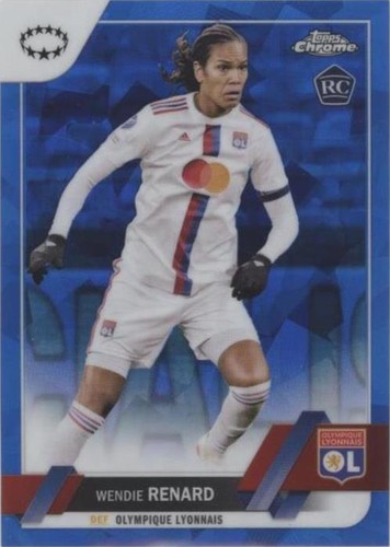 2022-23 Topps Chrome Uefa Women's Champions League Sapphire Edition Wendie Renard #91
