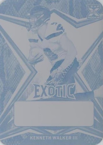 2022 Leaf Exotic Kenneth Walker III #BA-KW1