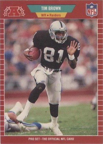1989 Pro Set Tim Brown #183
