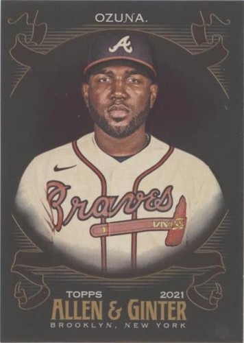 2021 Topps Allen & Ginter's X - Marcell Ozuna #344