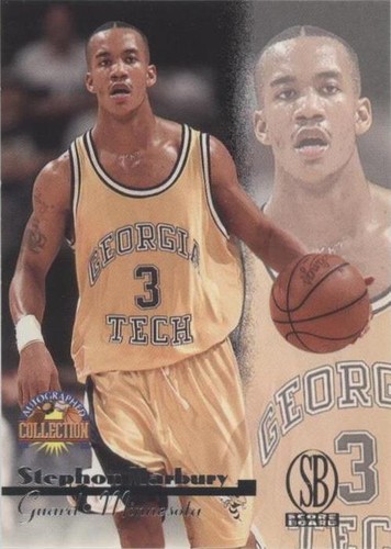 1996 Score Board Autographed Collection - Stephon Marbury #12