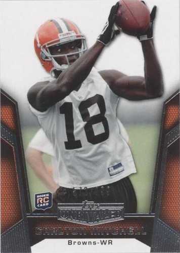 2010 Topps Unrivaled Carlton Mitchell #128