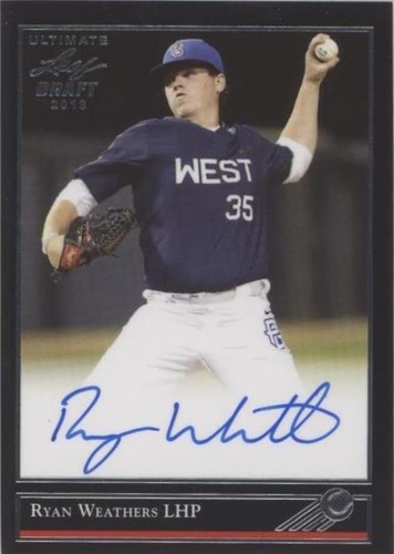 2018 Leaf Ultimate Draft - Ryan Weathers #BG-RW1