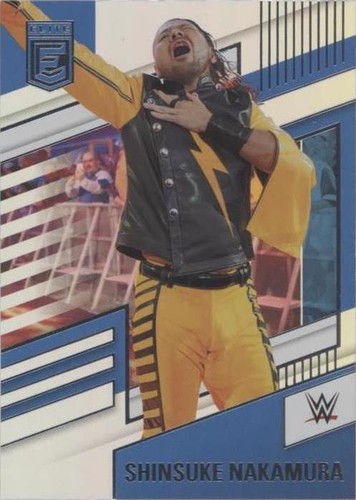 SHINSUKE NAKAMURA 2023 PANINI CHRONICLES WWE BLUE AUTOGRAPH AUTO