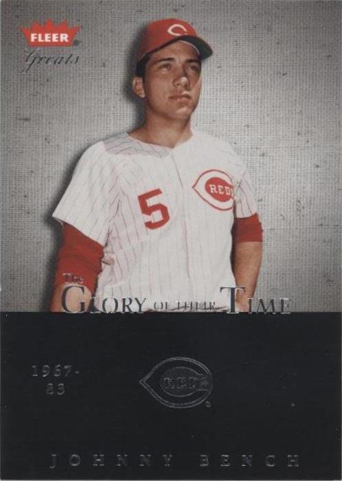 2004 Fleer Greats of the Game - Johnny Bench #2 GOT