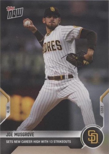 2021 Topps Now - Joe Musgrove #102