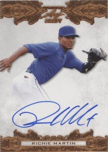 2015 Leaf Ultimate Draft - Richie Martin #BA-RM1