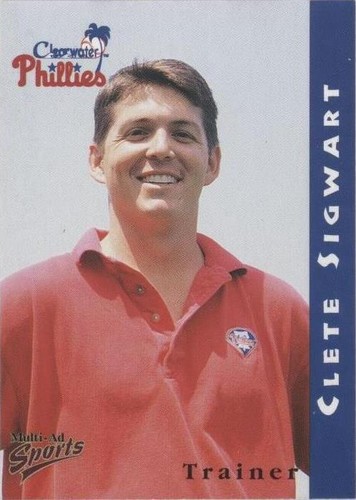 1998 Multi-Ad Sports Clearwater Phillies - Clete Sigwart #30