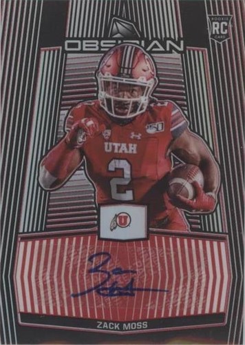 2020 Panini Obsidian Draft Picks Zack Moss #31