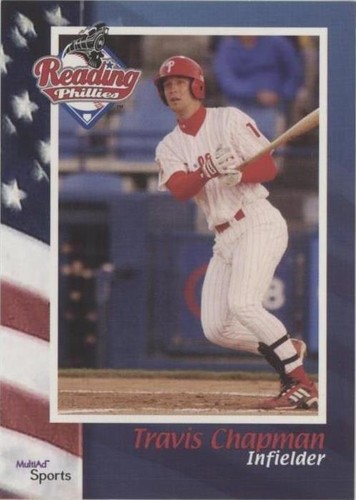2002 MultiAd Sports Reading Phillies Baseball Trading Cards