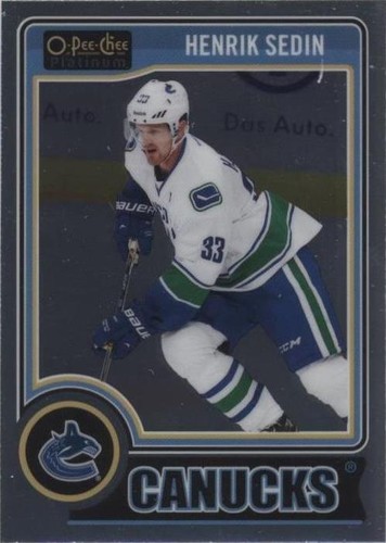 2014-15 O-Pee-Chee Platinum - Henrik Sedin #70