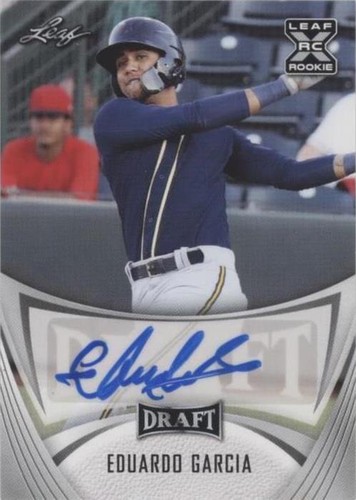 2021 Leaf Draft - Eduardo Garcia #BA-EG1