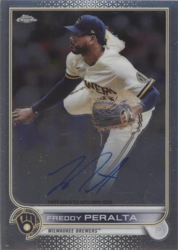 2022 Topps Chrome - Freddy Peralta #CVA-FP