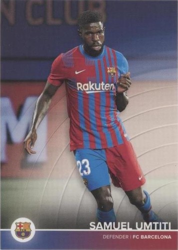 2021-22 Topps FC Barcelona Team Set Samuel Umtiti #8