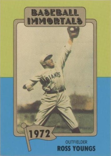 1980-87 SSPC Baseball Immortals - Ross Youngs #134