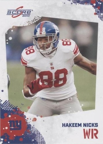 2010 Score Hakeem Nicks #191