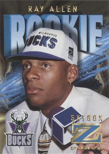 1996-97 Skybox Premium Rookie Prevue Ray Allen #R-2 RC HOF