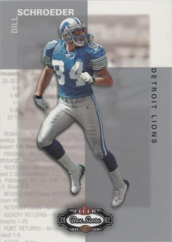 2002 Fleer Box Score Bill Schroeder #41