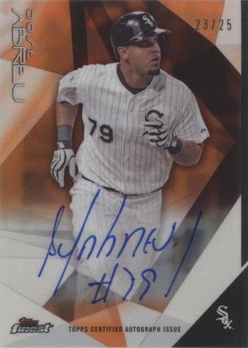 2015 Topps Finest - José Abreu #FA-JA