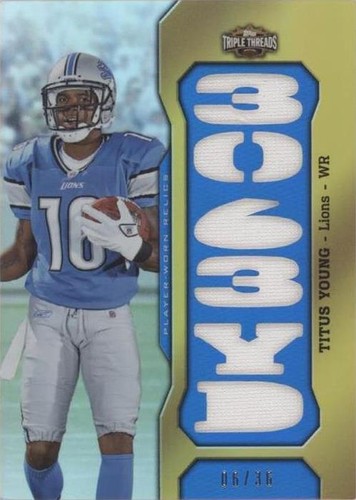 2011 Topps Triple Threads Titus Young #TTR-41