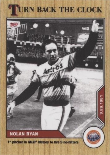 2020 Topps Now Turn Back the Clock - Nolan Ryan #180