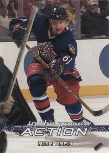 2003-04 In the Game Action - Rick Nash #123