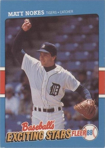 1988 Fleer Baseball's Exciting Stars - Matt Nokes #29
