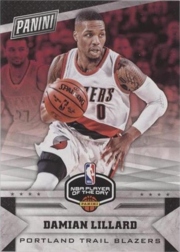 2017 Panini Player of the Day - Damian Lillard #27