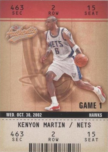 2002-03 Fleer Authentix - Kenyon Martin #92