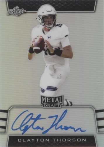 2019 Leaf Metal Draft Clayton Thorson #BA-CT1