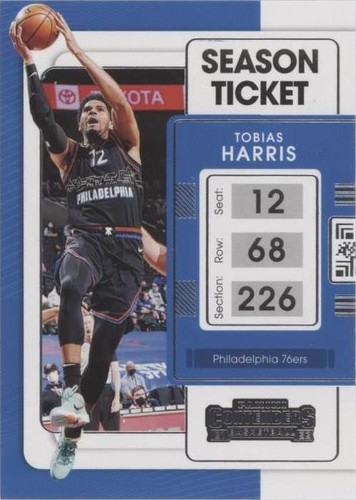 2021-22 Panini Contenders - Tobias Harris #87