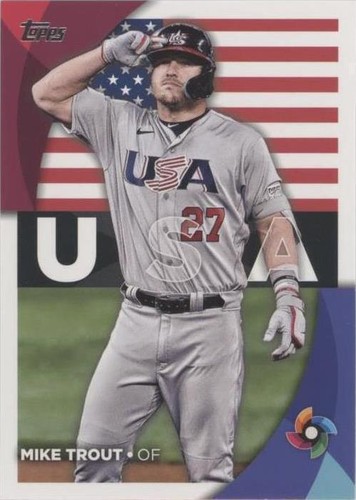 2023 Topps Series 2 - Mike Trout #WBC-1