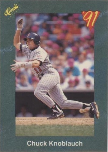 1991 Classic Update Green Travel Edition - Chuck Knoblauch #T46