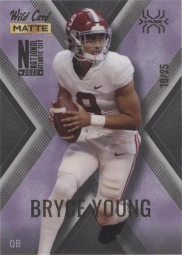 2022 Wild Card MATTE National Convention Bryce Young #MXPN-5