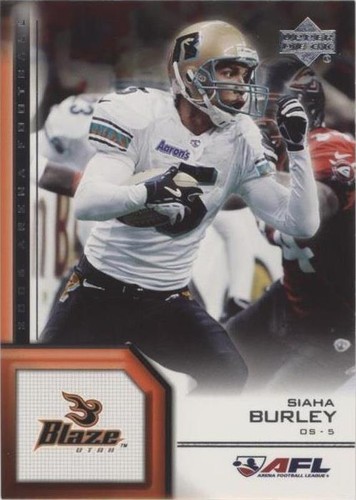 2006 Upper Deck Arena Football Siaha Burley #187