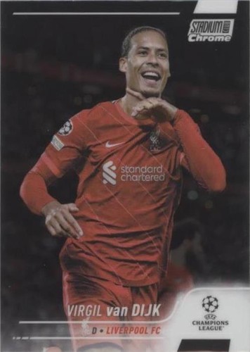 2021-22 Topps Stadium Club Chrome UCL Virgil van Dijk #4