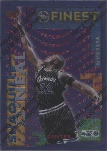 その他 95-96 FINEST MYSTERY BOLS.REF. SHAQ 1995-96 Topps
