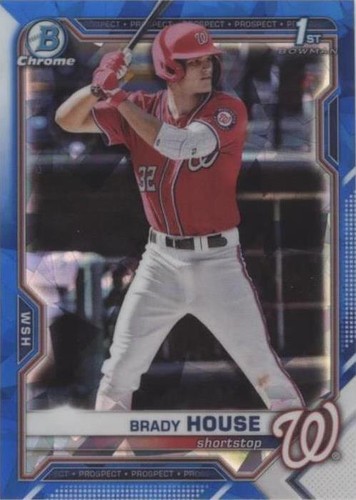 2021 Bowman Chrome Draft Sapphire Edition - Brady House #BDC-186