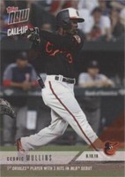 2018 Topps Now - Cedric Mullins #584