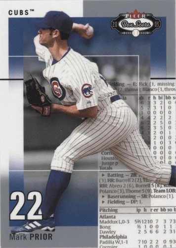2003 Fleer Box Score - Mark Prior #74