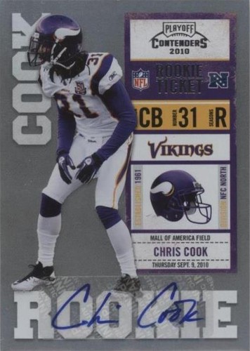 2010 Playoff Contenders Chris Cook #114