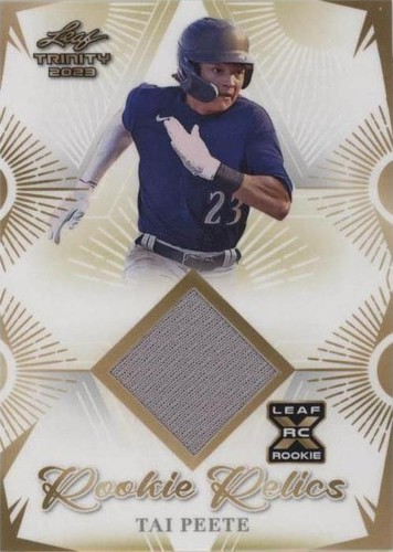 2023 Leaf Trinity Mega Box - Tai Peete #RR-46