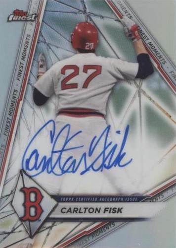 2022 Topps Finest - Carlton Fisk #FMA-CF