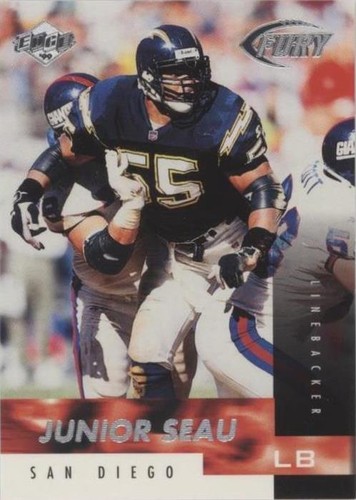 1999 Collector's Edge Fury Junior Seau #121