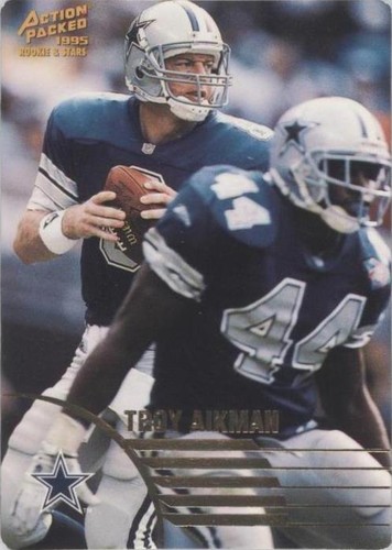 1995 Action Packed Rookies & Stars Troy Aikman #38