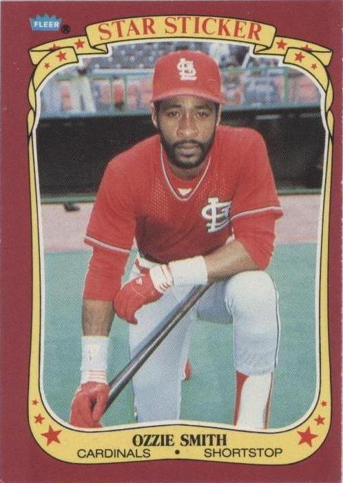 Pegatinas Fleer Star 1986 - Ozzie Smith #113