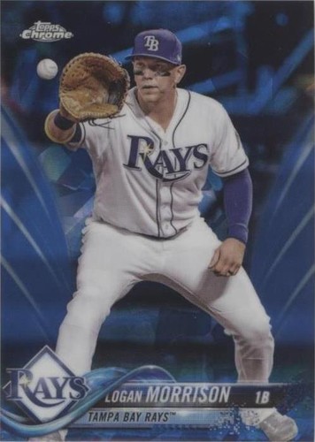 2018 Topps Chrome Sapphire Edition - Logan Morrison #477
